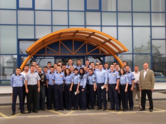 Studenţi ai Academiei de Poliţie, în vizită de documentare la Garda de Coastă